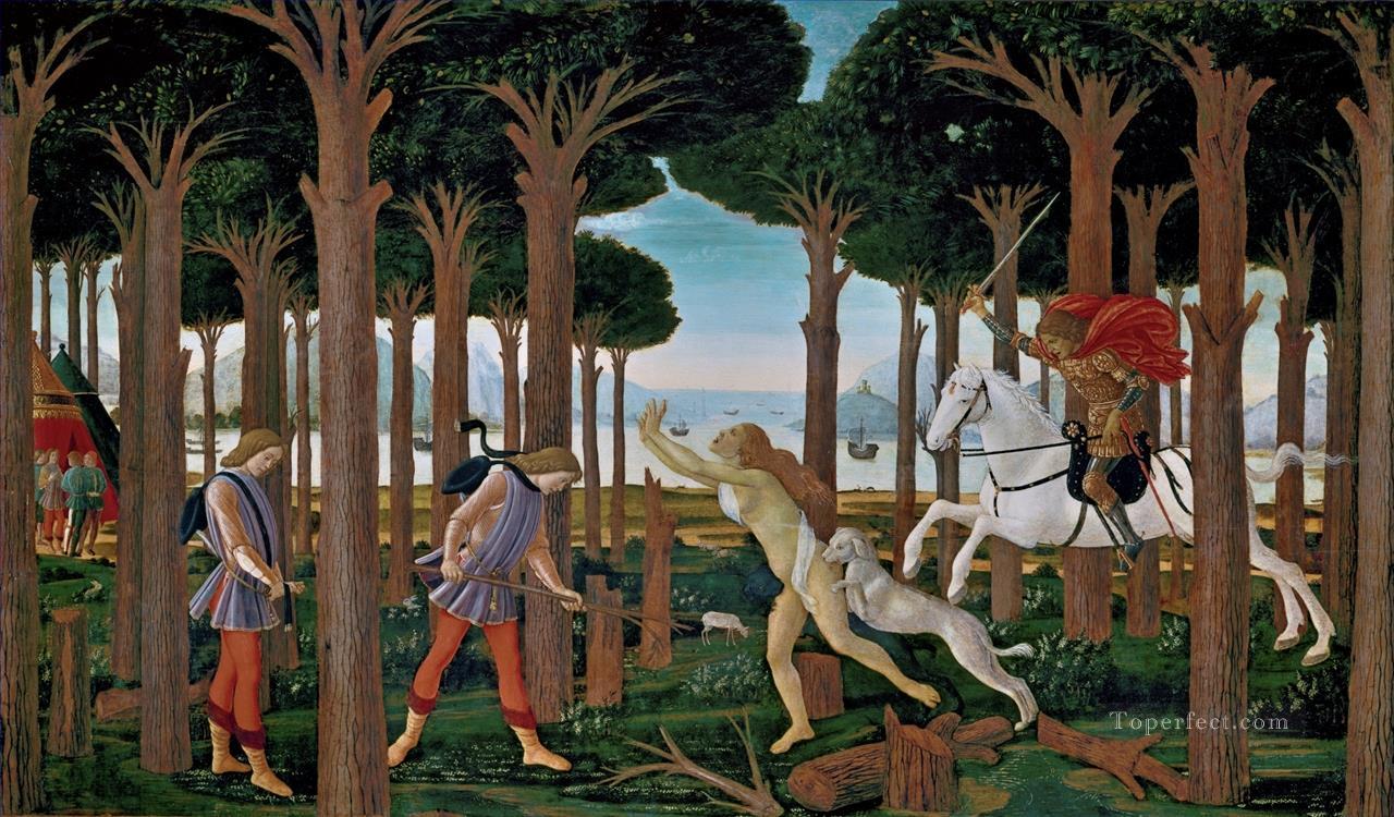 Nastagio first Sandro Botticelli Oil Paintings